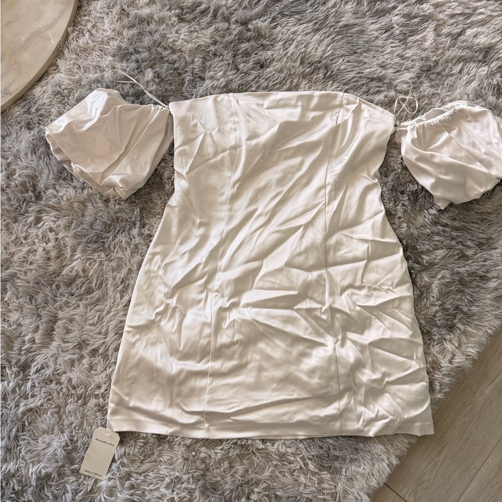 Abercrombie & Fitch White Mini Dress